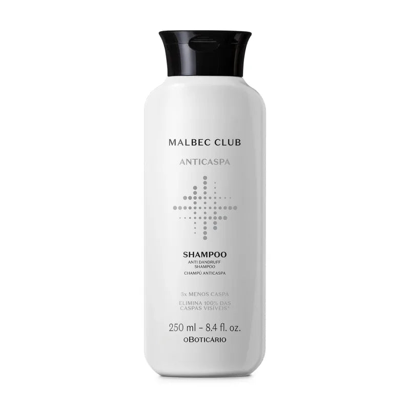 O Boticario Malbec Club Men's Anti Dandruff Shampoo
