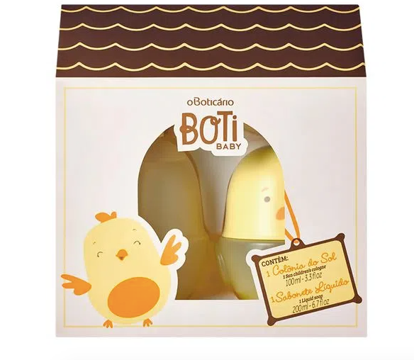 O Boticario Kids Baby Boti Kit Cologne and Liquid Soap