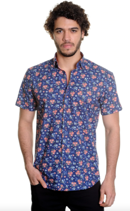 MZ Men's Short Sleeve Shirt M 1222-S