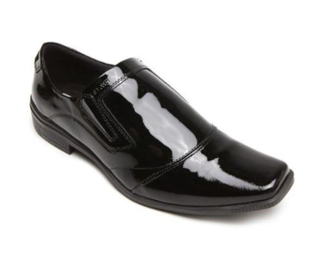 Zapato Ferracini Frankfurt de piel barnizada para hombre 4372