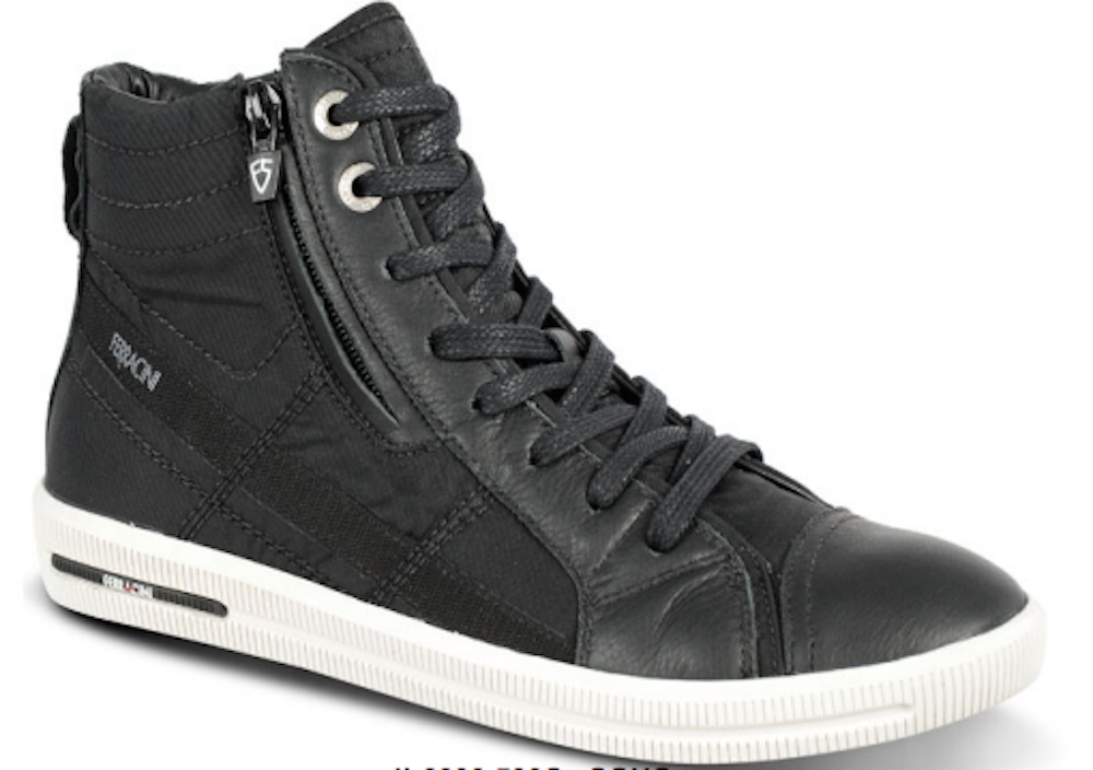Ferracini Men's Soho High Top Leather Sneaker 8309