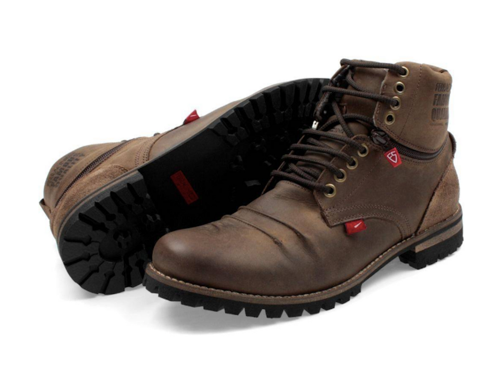 Ferracini Bota de cuero Pionner para hombre 9639