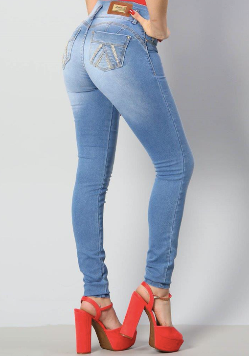 Sawary Women's High Waisted Jeans Pants 248424