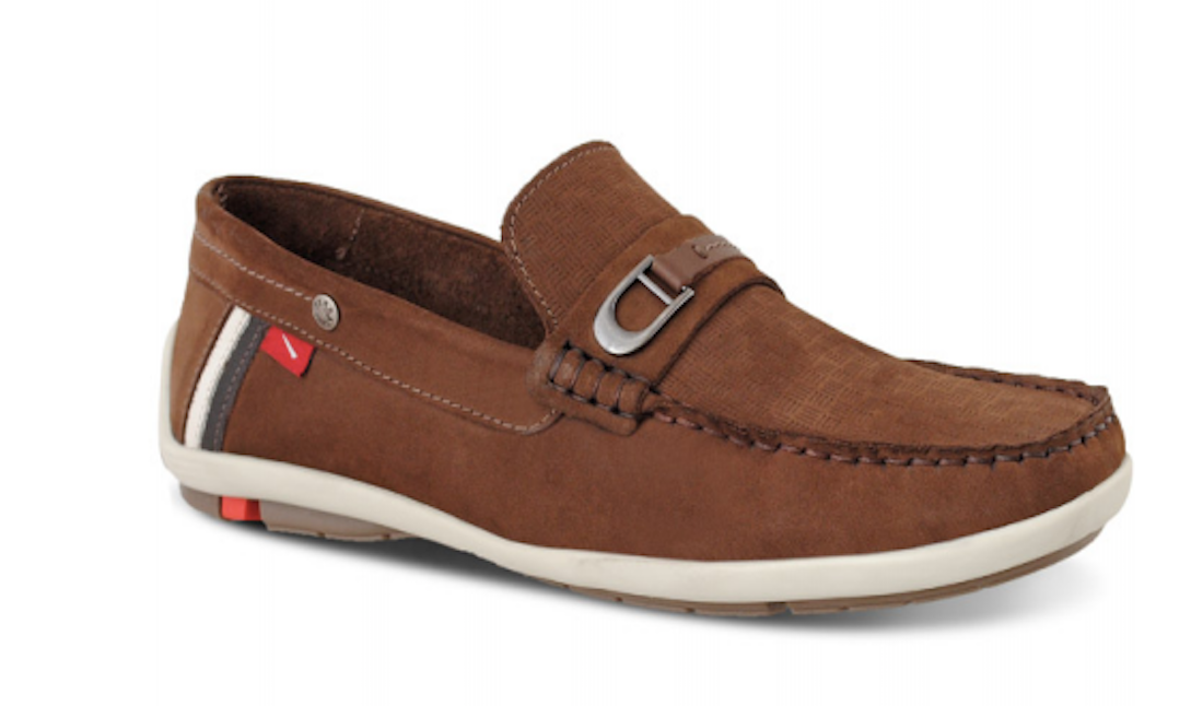 Mocasines Hombre Ferracini Azul Piel 3972