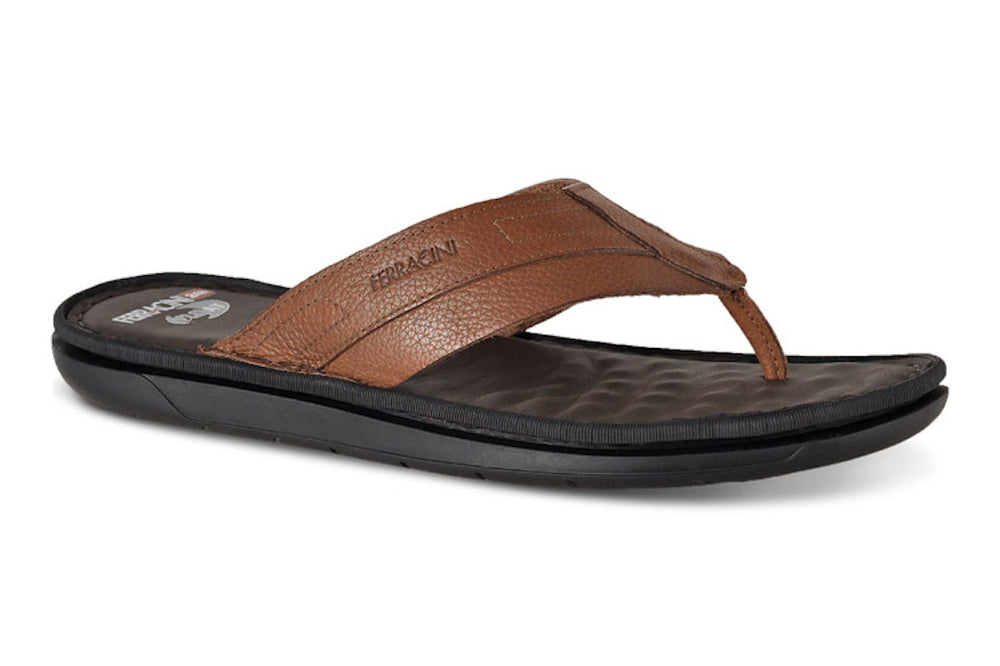 Sandalias Hombre Ferracini Bora Cuero 2461 C