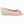 ballet flat by Piccadilly, low flat heel, in lilac and pink colors, with a gold and lilac patent buckle  detai.