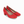 Piccadilly padded high heels in red 