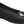  Piccadilly flats with a padded heel in black, featuring a golden buckle on the upper part