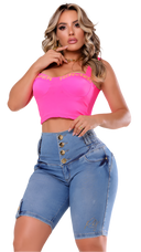 Rhero Pantalones cortos vaqueros para mujer 56909