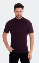 Camiseta masculina LMZ com zíper frontal 2645