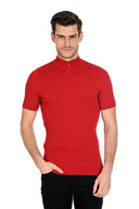 Camiseta masculina LMZ com zíper frontal 2645