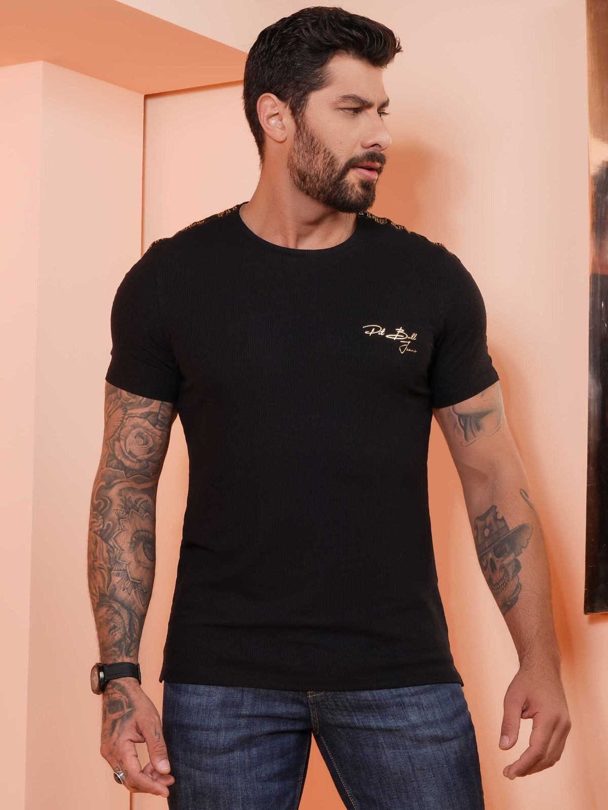 Camiseta de hombre Pit Bull Jeans 80226