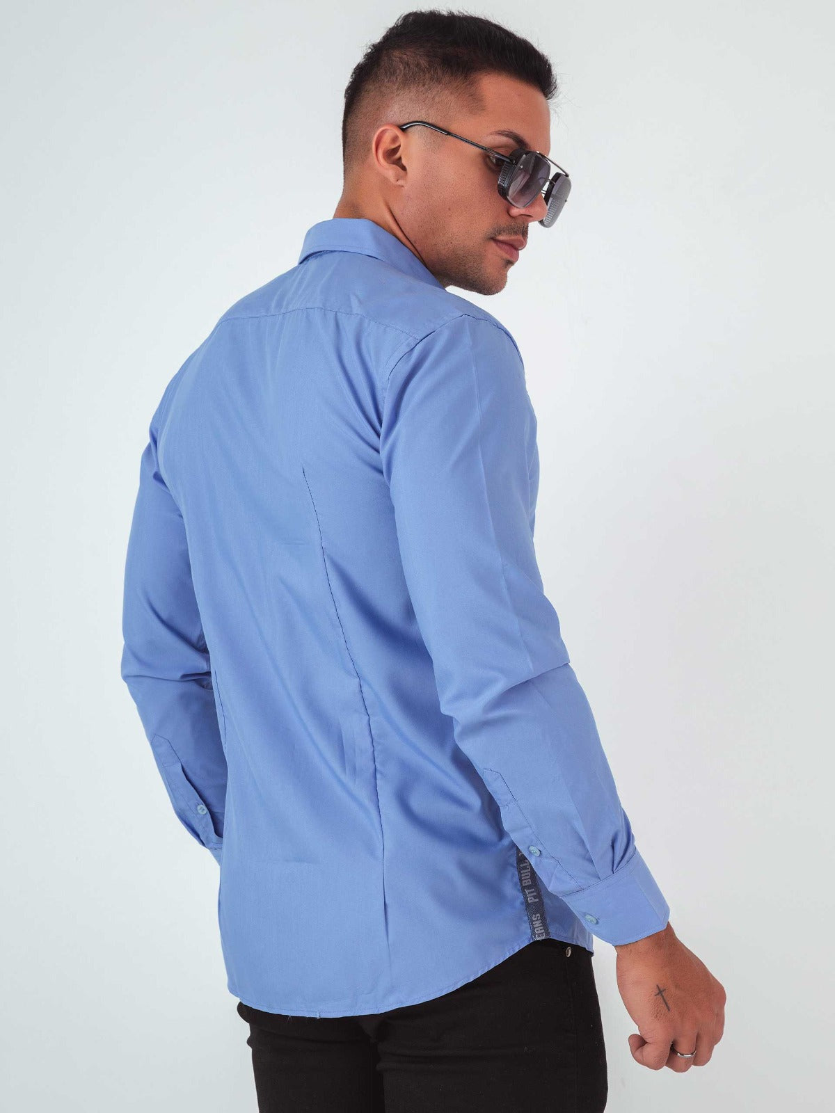 Camisa Masculina Manga Longa Pit Bull Jeans 80963