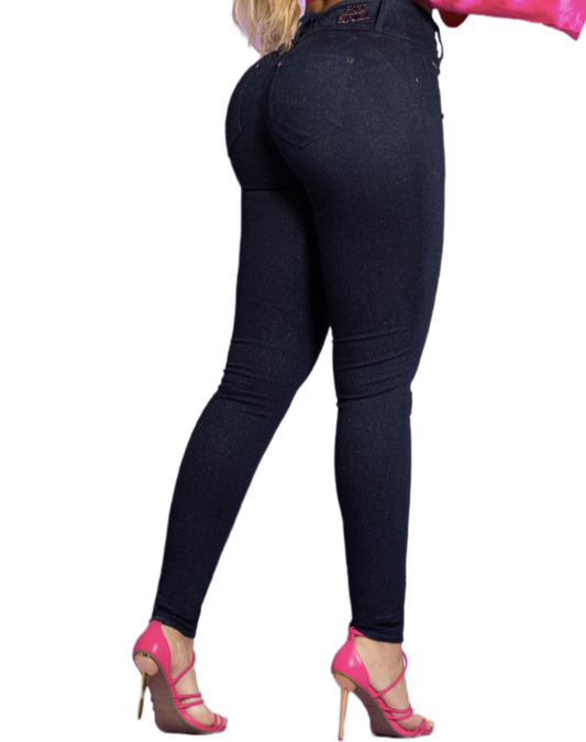 Pit Bull Jeans Pantalones vaqueros de talle alto para mujer con levantamiento de glúteos 65078