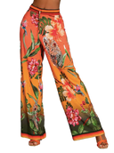 Pit Bull Jeans Pantalones florales para mujer 63881
