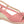 Pink wedges sandal by Piccadilly, featuring an adjustable  strap with a gold  side buckle, front knot detail, and a sole with white and pink stripes.