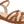 Dark beige Piccadilly flat sandal featuring brainded straps on the upper and an adjustable buckle on the heel
