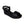 Piccadilly high-heel sandal in black, featuring a soft, curshuined insole. includes an adjustable  ankle buckle, ensuring elegance and a comfortable  fit. 