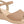 Piccadilly flat-heeled sandal in beige, with adjustable buckle, open upper part.
