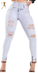Rhero Women's High Waisted Jeans Pants 56383