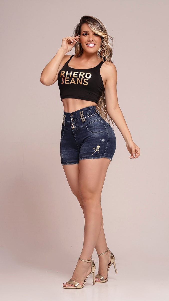 Shorts jeans feminino Rhero 56436
