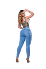 Calça Jeans Feminina Rhero Cintura Alta Bumbum Lift 57320