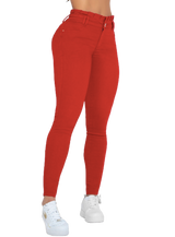Calça jeans feminina de cintura alta Pit Bull Jeans com levantamento de bunda 59461
