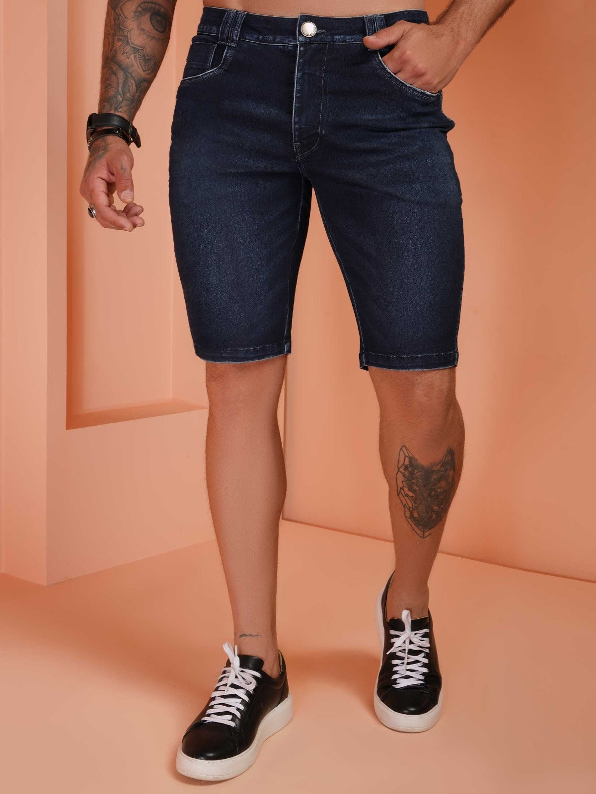 Pit Bull Jeans men's Jeans Shorts 64920