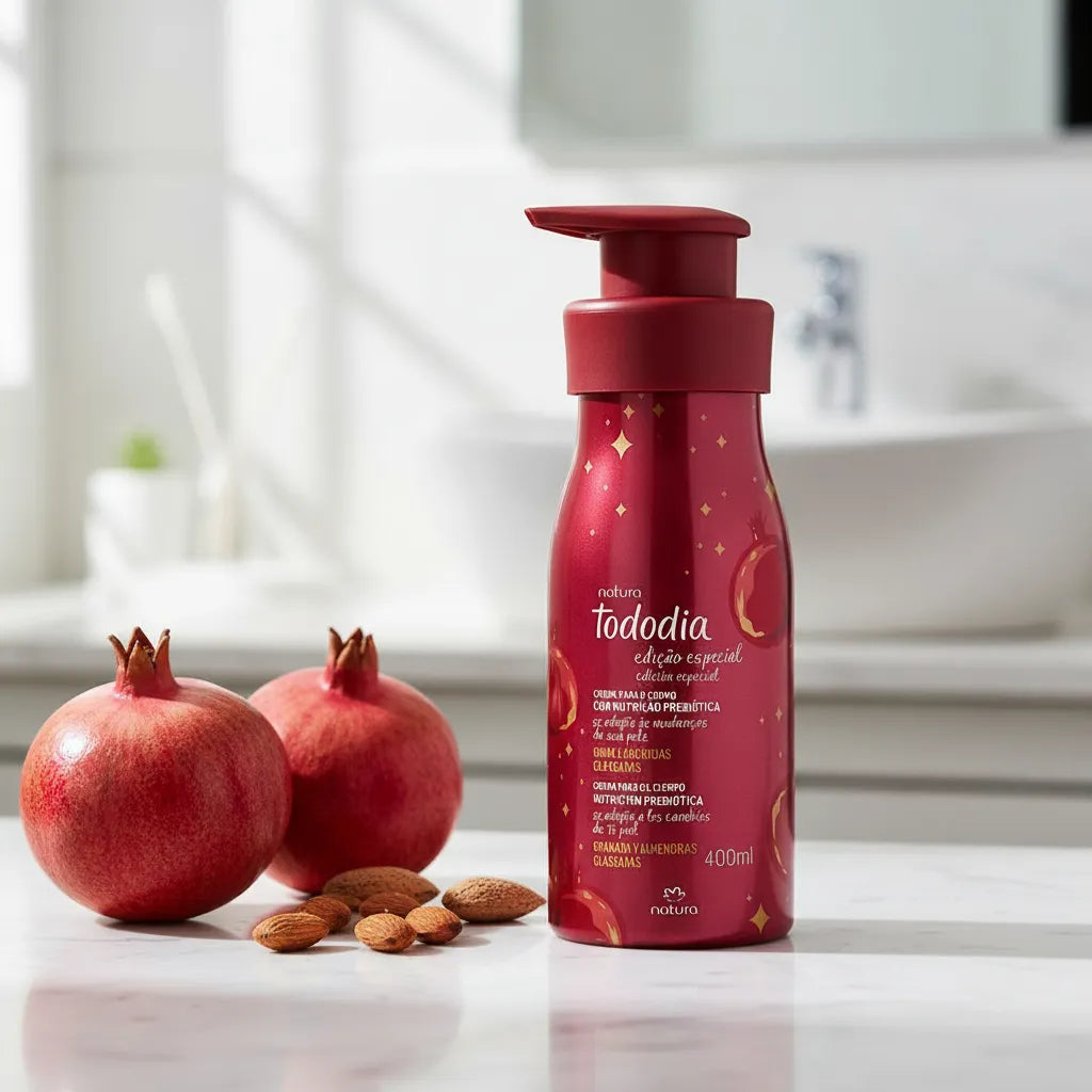 Natura Todo Dia Women's  Pomegranate and Glazed Almonds  Body Moisturizing