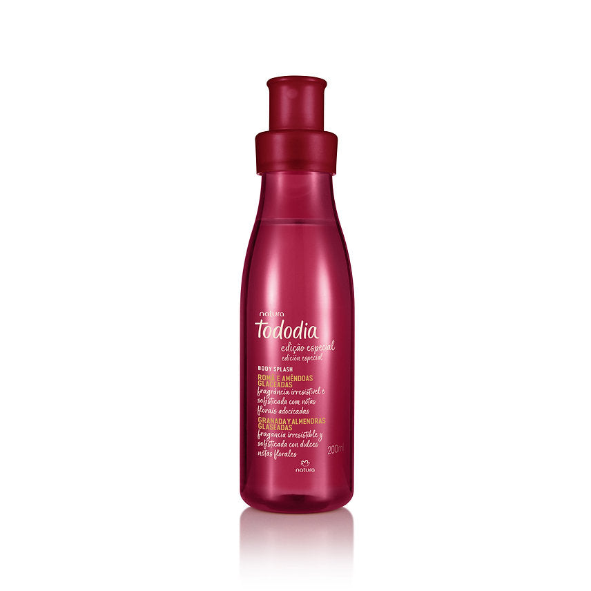 Natura Todo Dia Women's  Pomegranate and Glazed Almond Body Splash