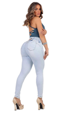 Rhero Women's High Waisted Jeans Pants 56709