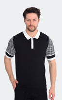 Camisa polo masculina LMZ com zíper 7900