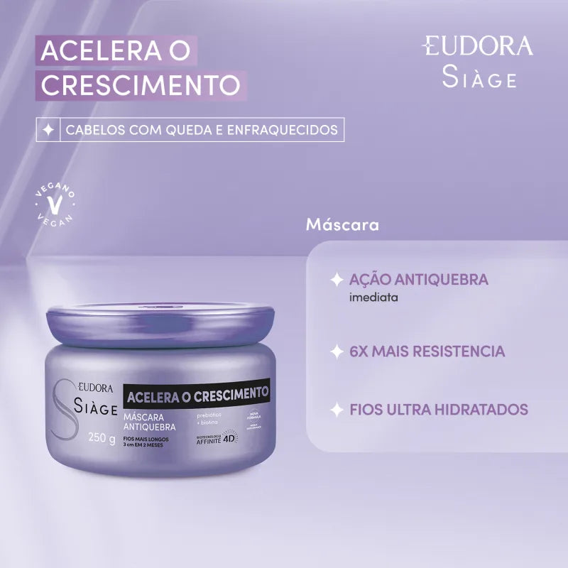 O Boticario Eudora Siage Growth Accelerate Women's Hair Mask