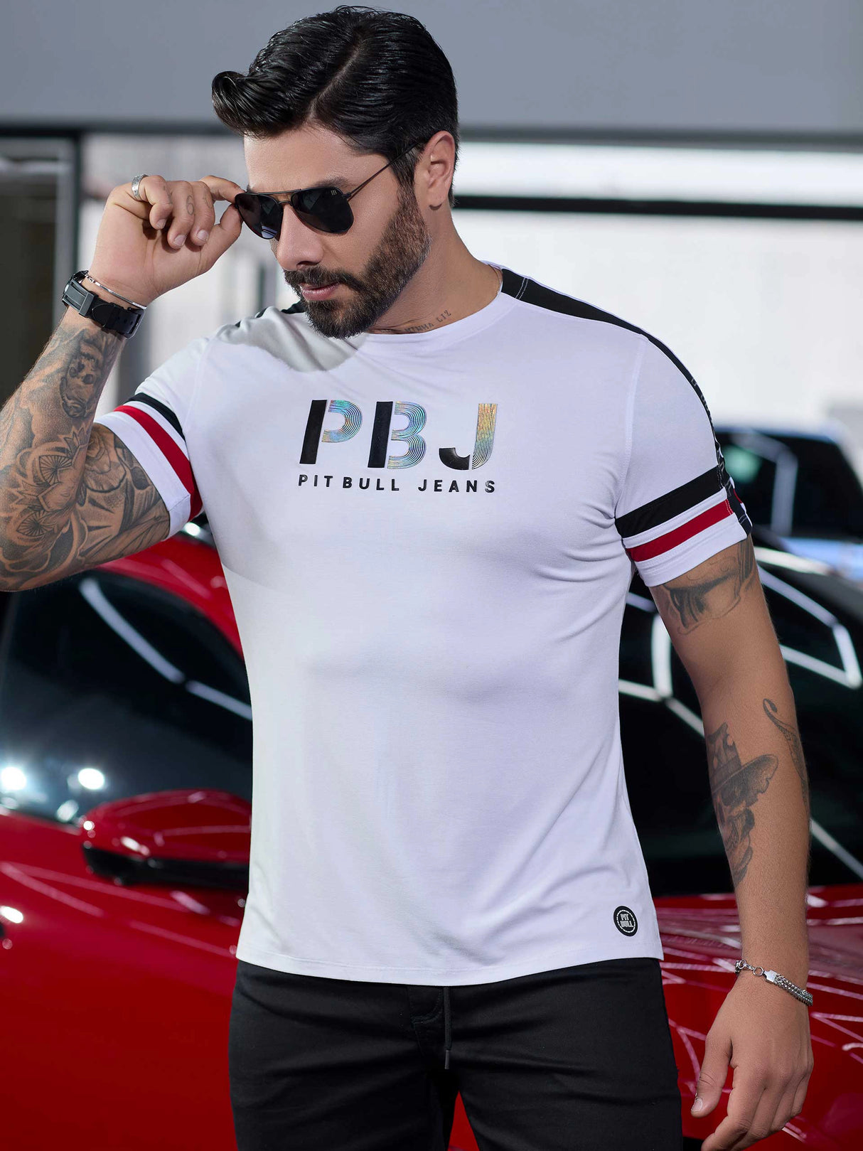 Camiseta de hombre Pit Bull Jeans 82414