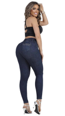 Calça jeans feminina cintura alta Rhero 56671