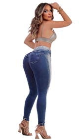 CALÇAS JEANS DE CINTURA ALTA PARA MULHER RHERO 56577