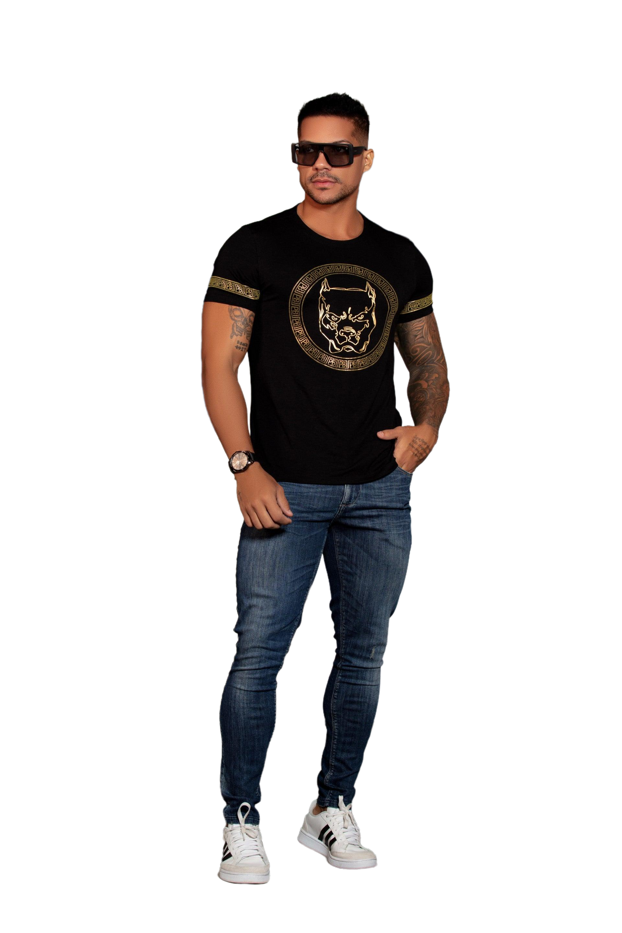 Camiseta Hombre Pit Bull Jeans 79440