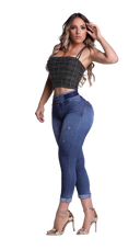 Rhero Women's High Waisted Butt Lifting Jeans Pants 56533