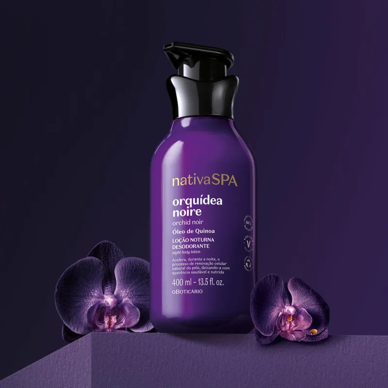 O Boticario Nativa Spa Women's Moisturizing  Orchid Noir Body Lotion