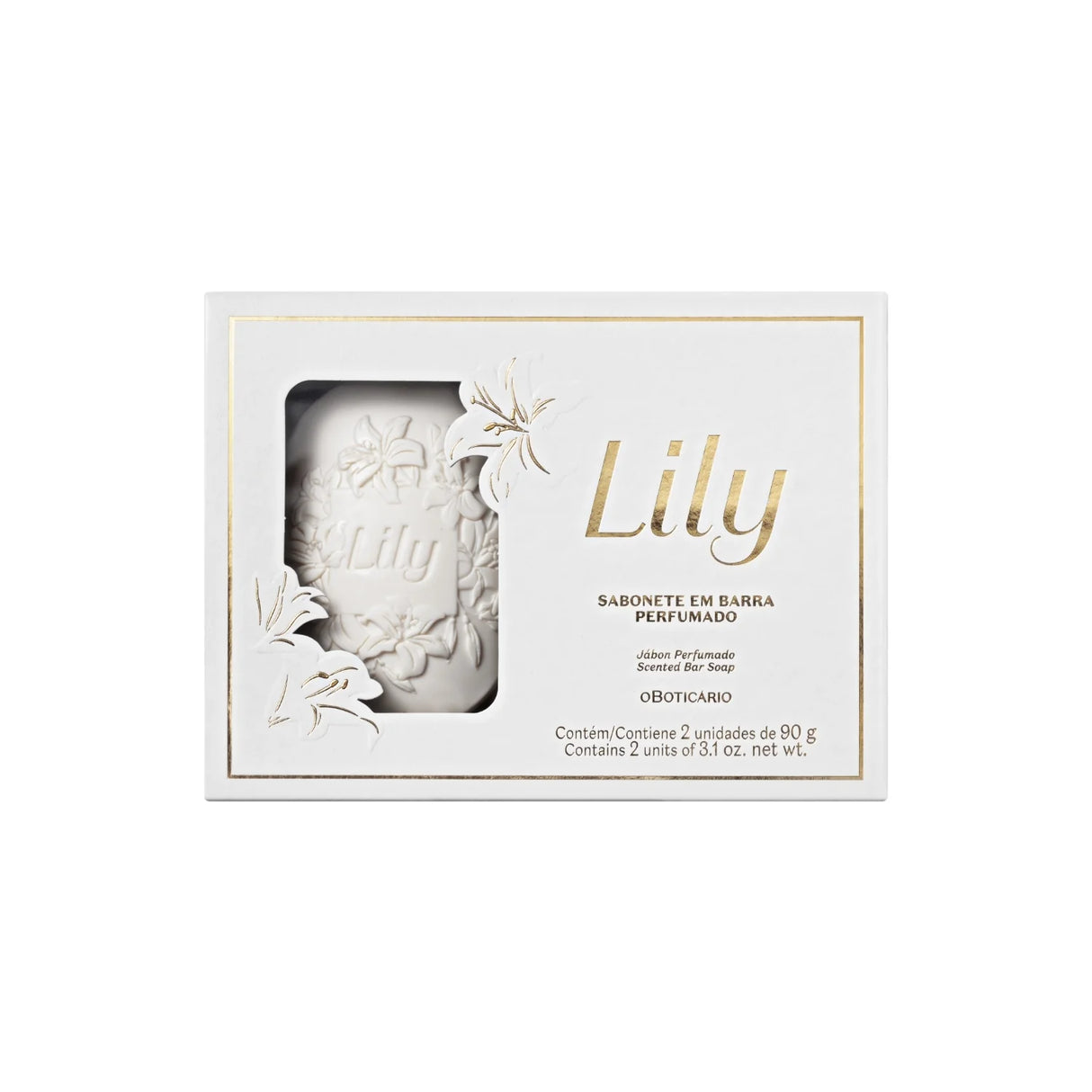 O Boticario Lily Women's Decorated Bar Soap