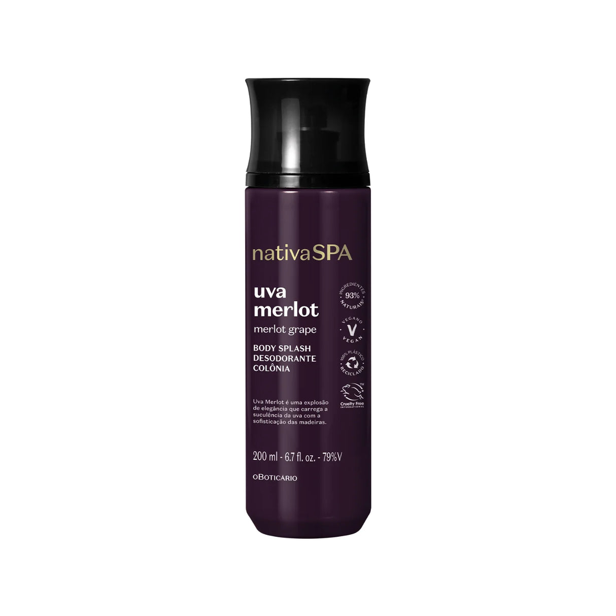 O Boticario Nativa Spa Uva Merlot Body Splash