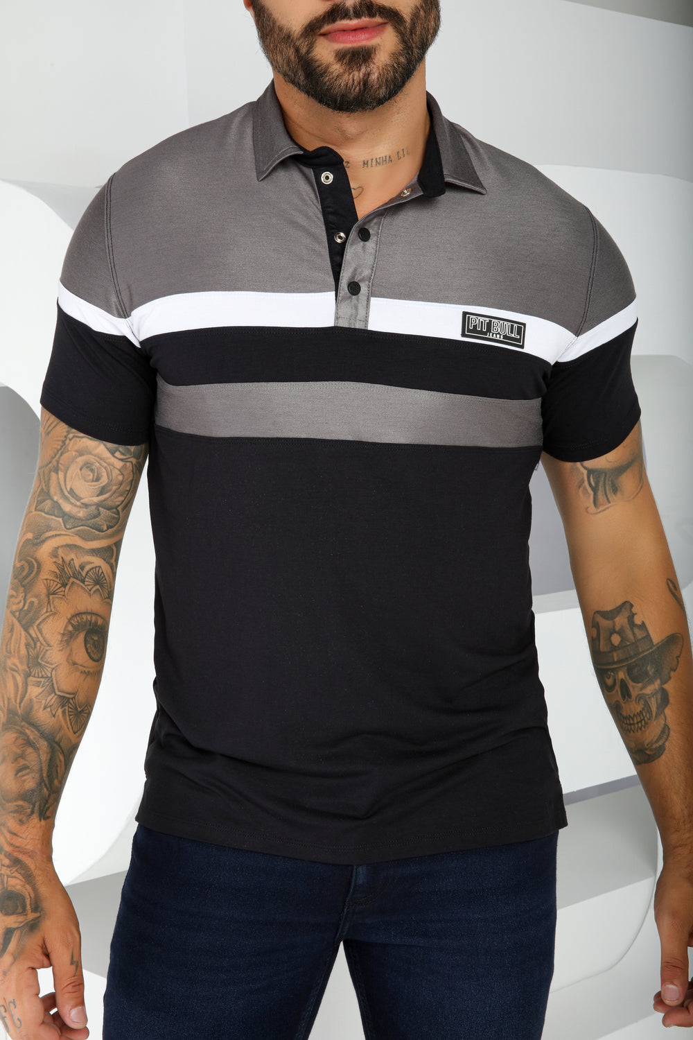 Pit Bull Jeans Men's Polo Shirt 81599