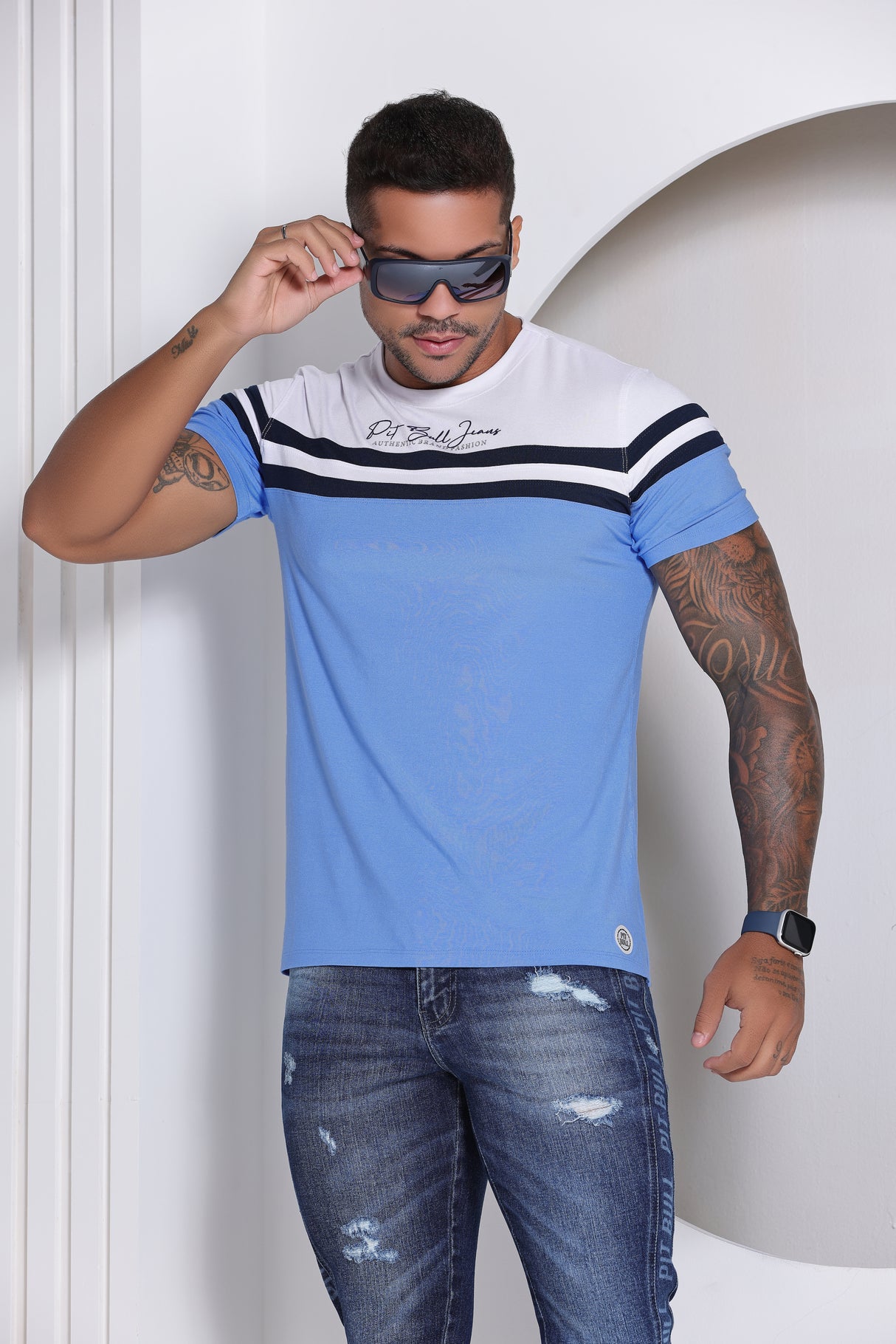 Camiseta de hombre Pit Bull Jeans 81604
