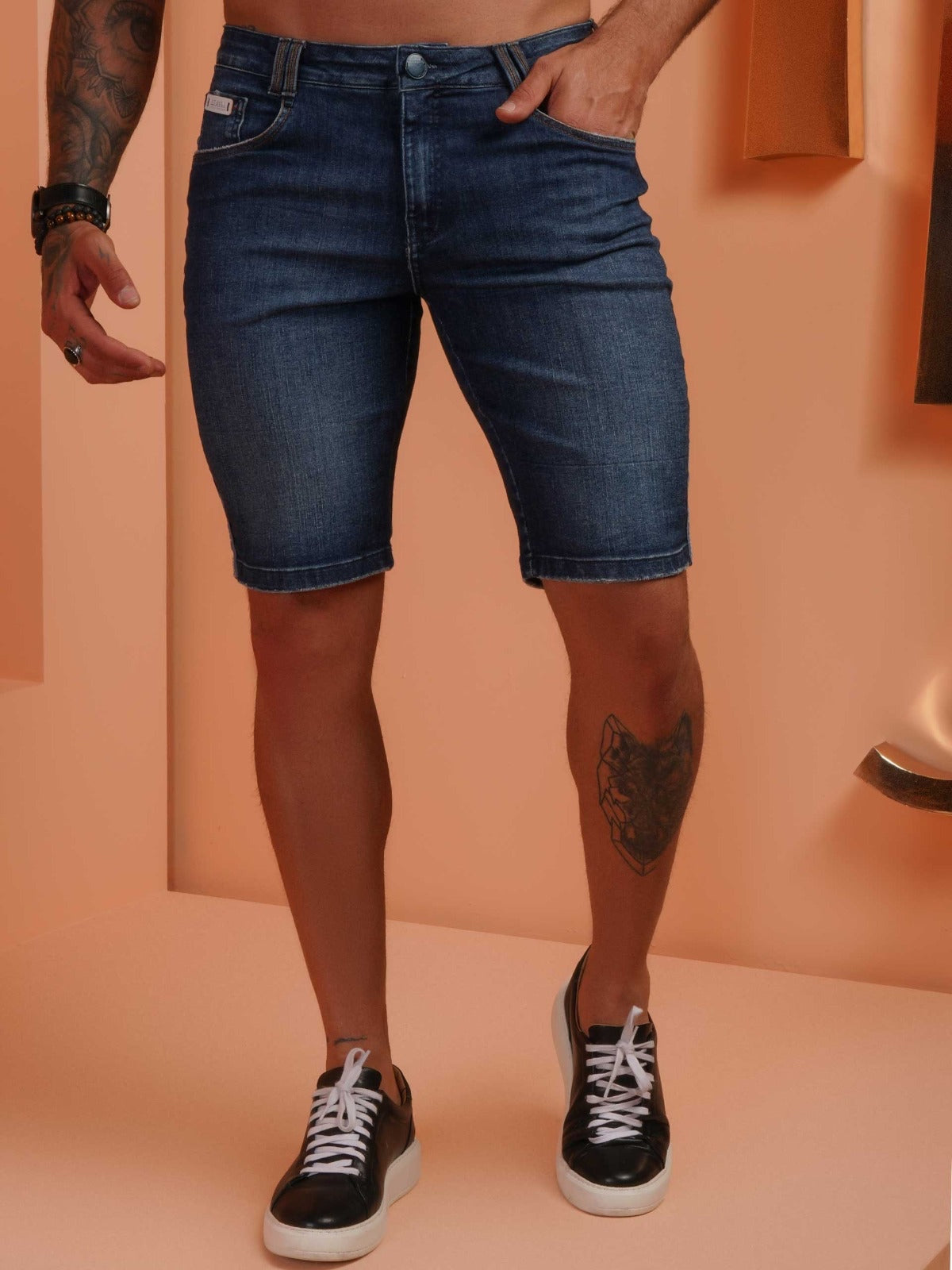 Pit Bull Jeans Men's Jeans Shorts 62597