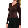 Blusa segunda pele transparente feminina Lupo Loba manga longa com microfibra 845