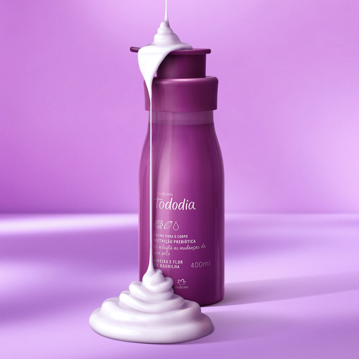 Natura Todo Dia Women's Plum And Vanilla Blossom Body Moisturizing