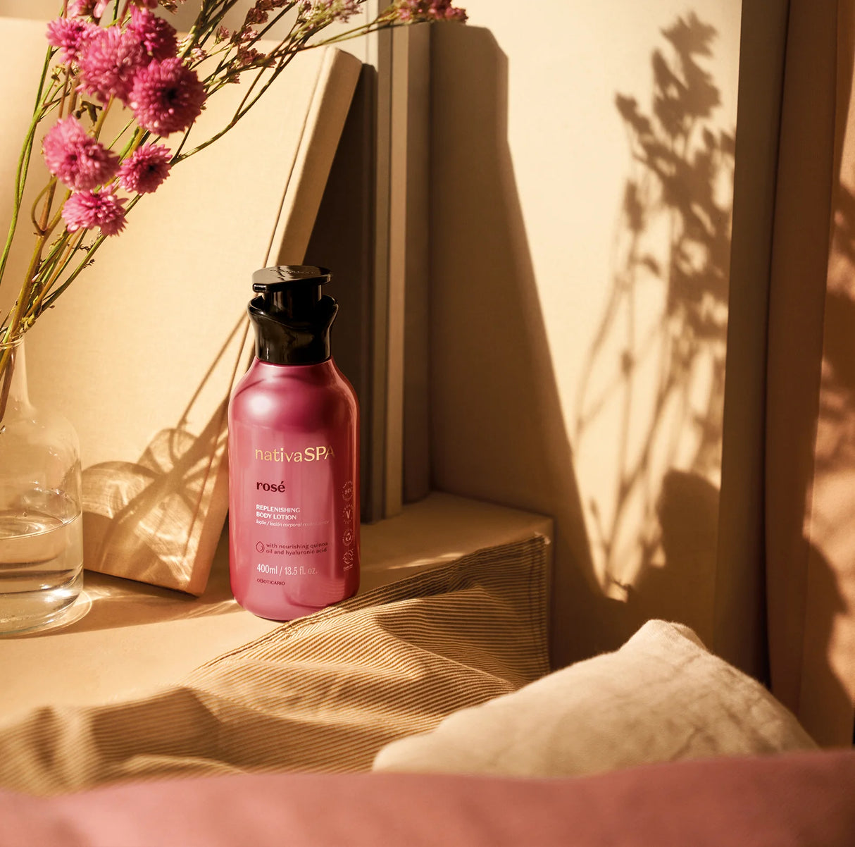 O Boticario Nativa Spa Rose Loción Corporal Hidratante Mujer