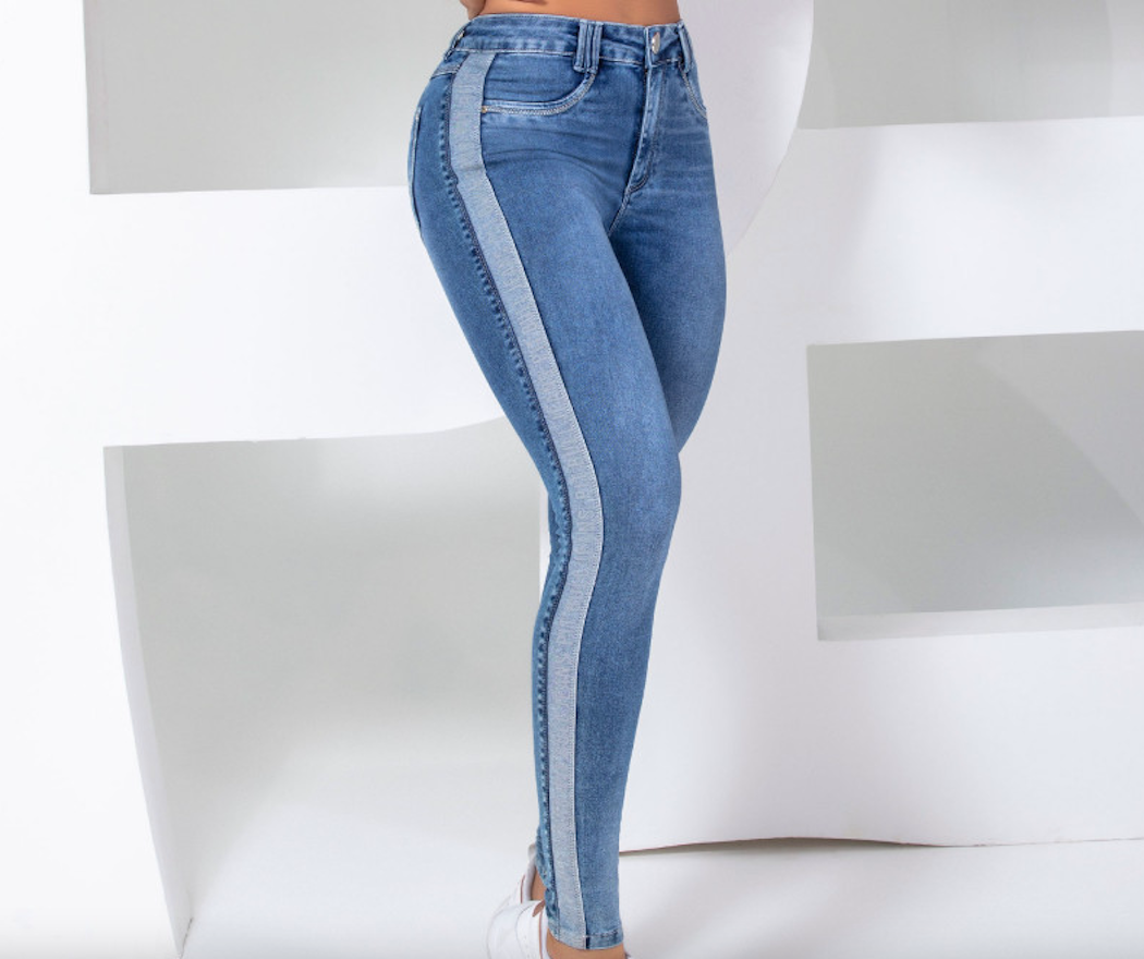 Calça jeans feminina de cintura baixa Pit Bull Jeans 59551