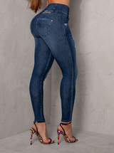 Pit Bull Jeans Calça Jeans Feminina Cintura Alta Rasgada Com Levantamento De Bumbum 65336