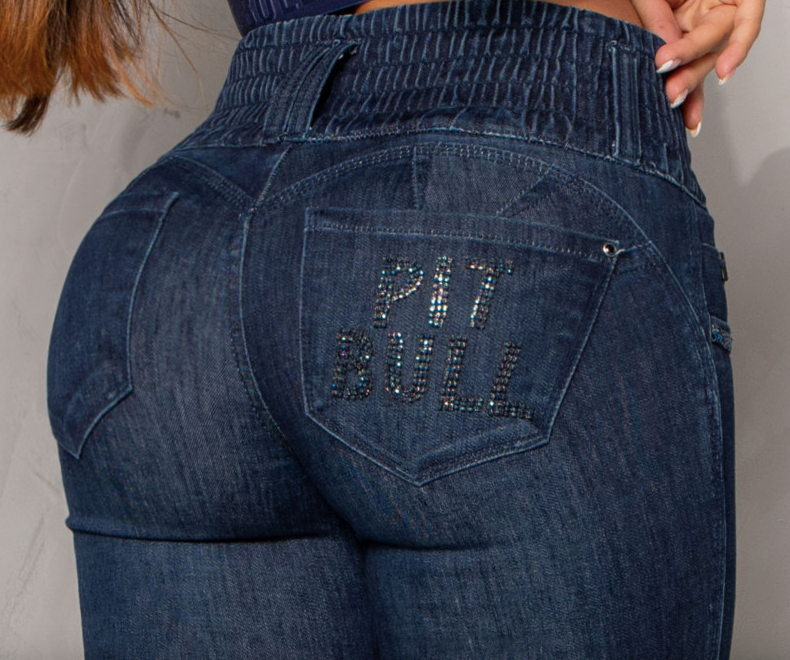 Pit Bull Jeans Pantalones vaqueros de talle alto para mujer con levantamiento de glúteos 65332